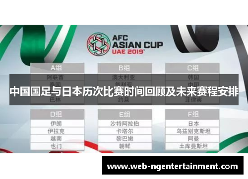 中国国足与日本历次比赛时间回顾及未来赛程安排
